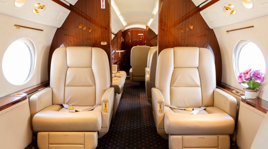 Foto (c) Helidosa Aviation Group Gulfstream IV cabine
