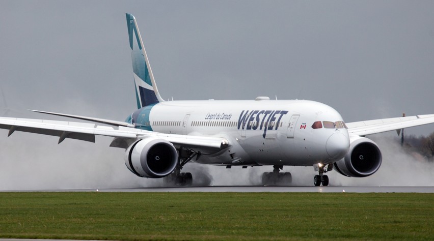 Foto (c) Reismedia WestJet Boeing 787