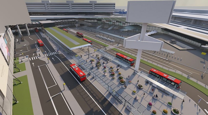 Schiphol nieuw busstation