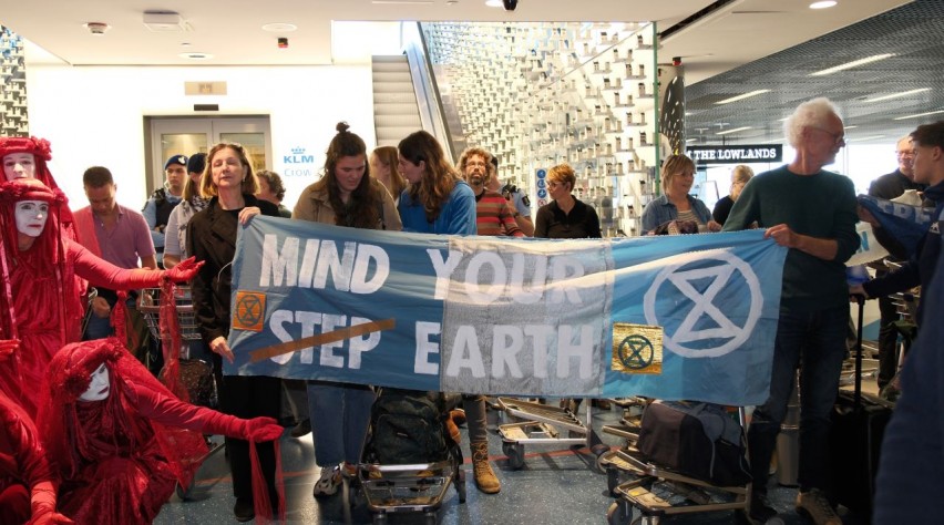 Extinction Rebellion Schiphol