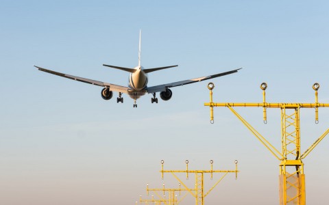 Schiphol landing