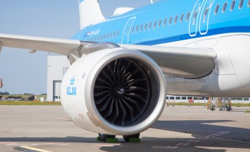 Foto (c) Reismedia KLM A321neo motor