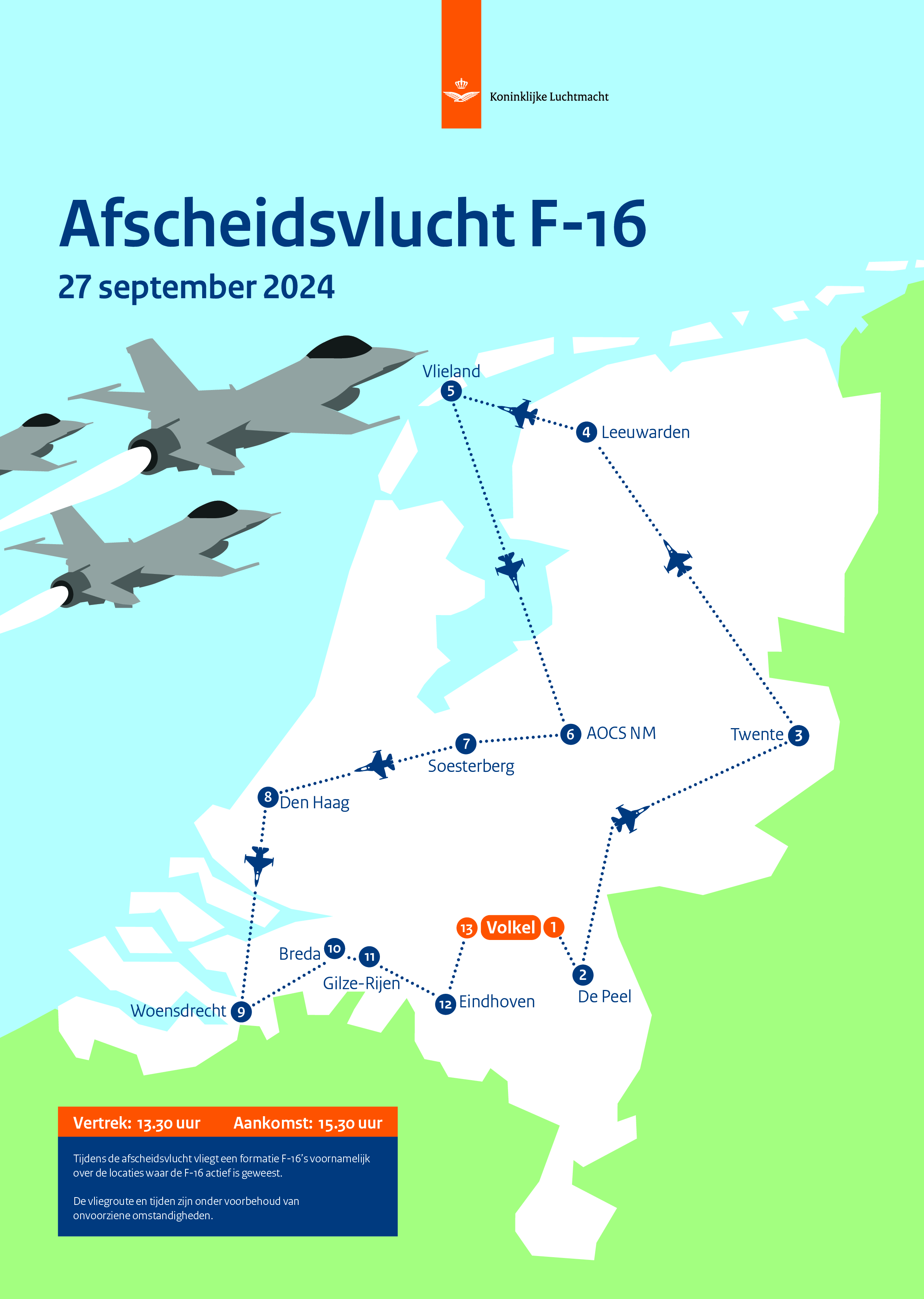 Afscheidsroute F-16